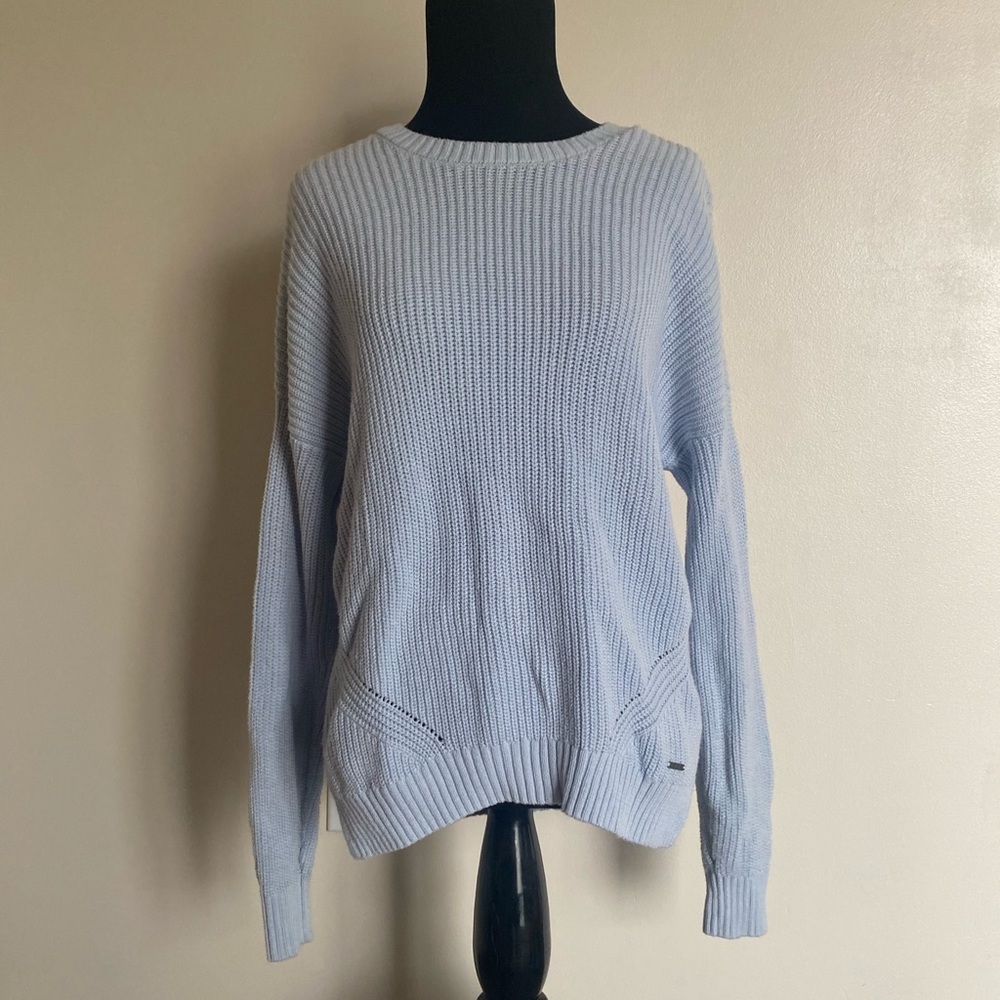 baby blue sweater